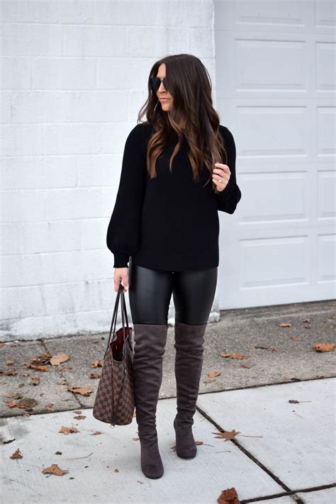 leather leggings style ideas|styling leather leggings 2022.